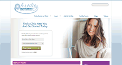 Desktop Screenshot of fertilityauthority.com